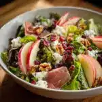 Autumn Apple Salad with Feta and Prosciutto Recipe