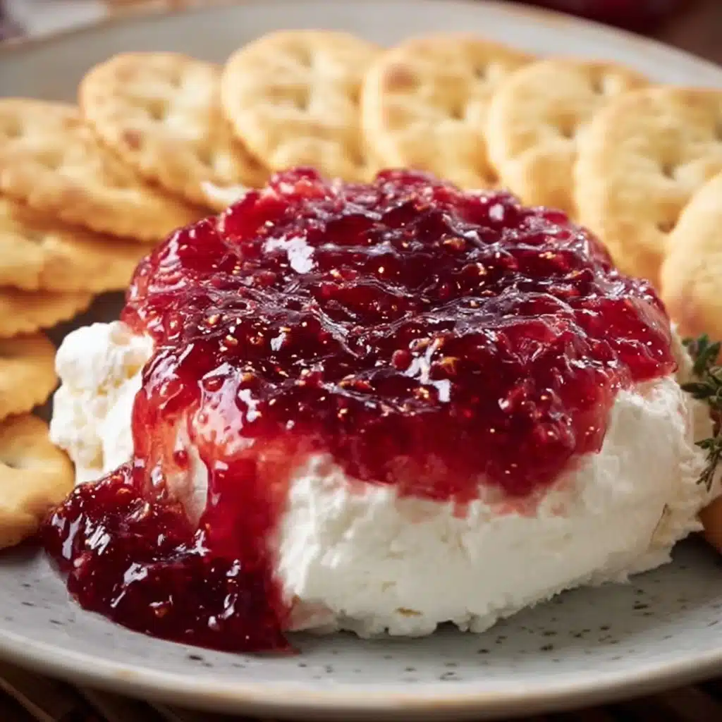 Baked Cranberry Cream Cheese Dip Recipe - Recipe Image