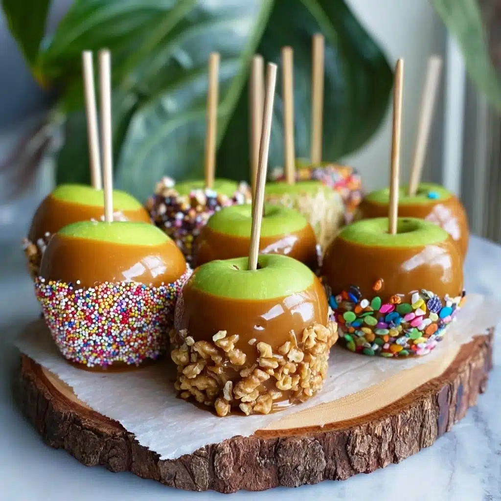 How to Make Gourmet Caramel Apples Recipe - Recipe Image