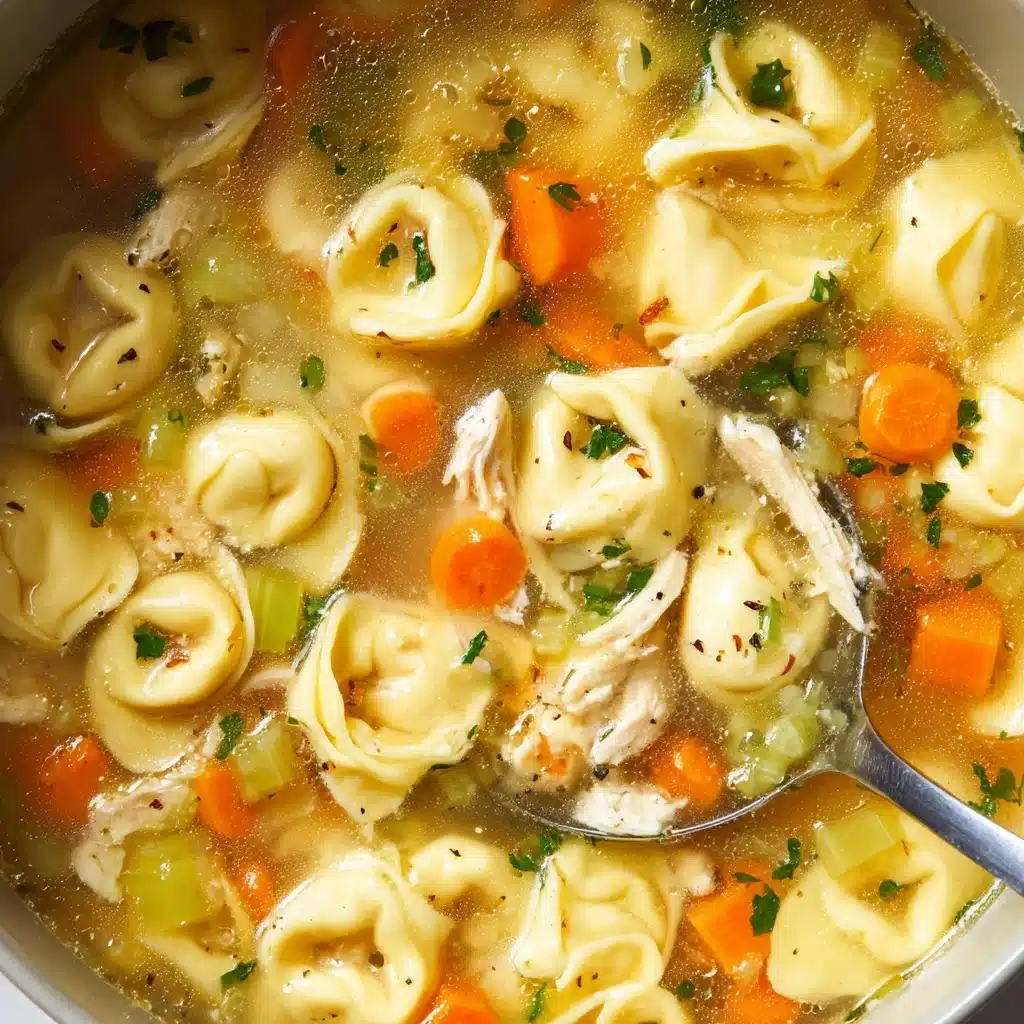 Easy Chicken Tortellini Soup Recipe - Recipe Image