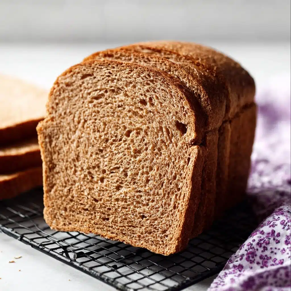 100% Whole Wheat Bread (Single Loaf Recipe) Recipe - Recipe Image