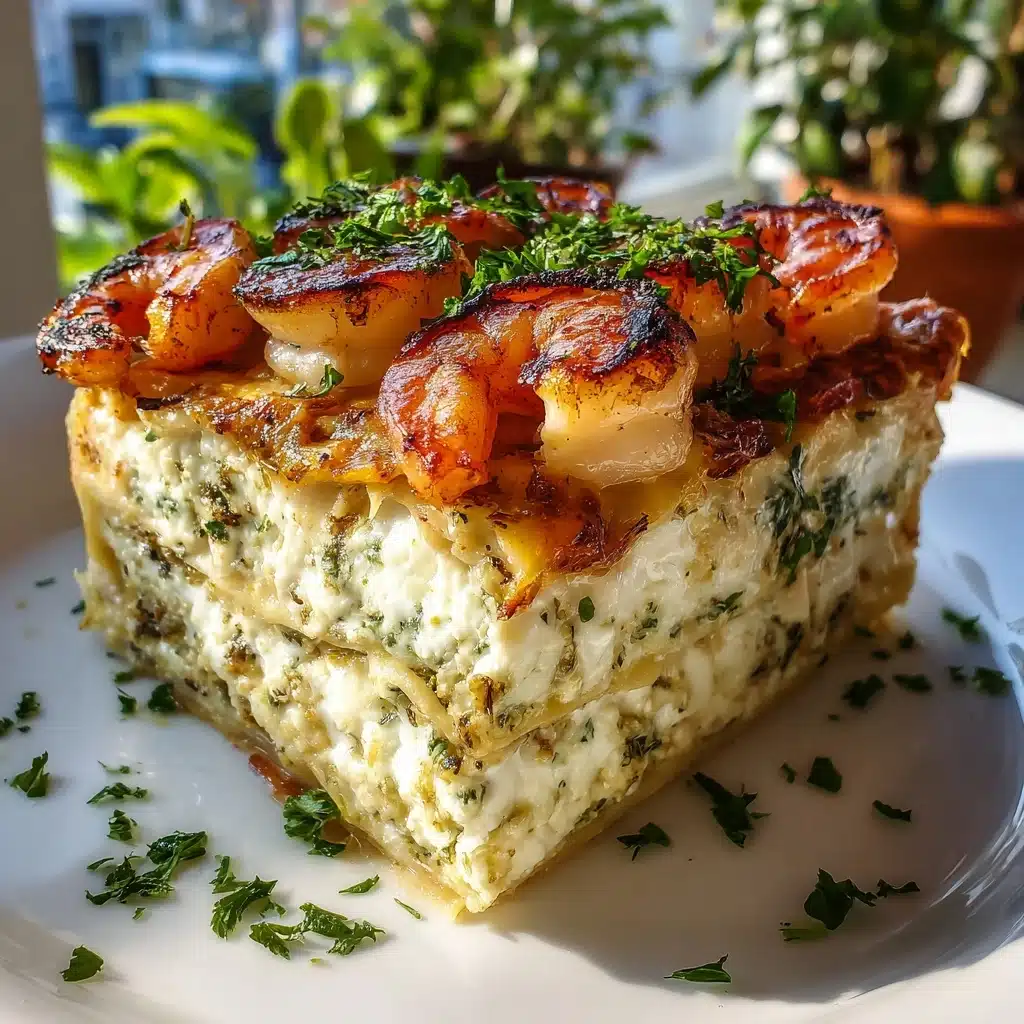 Garlic Butter Shrimp Scampi Lasagna: 7 Flavorful Secrets Recipe - Recipe Image