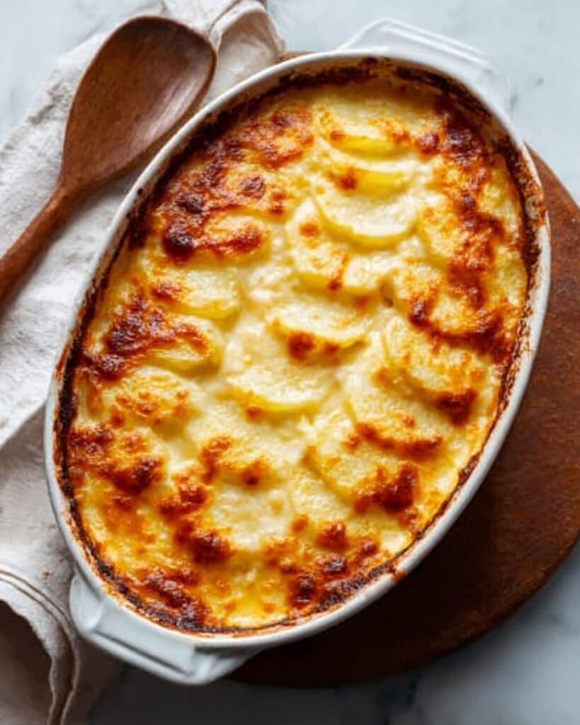 Cheesy Potato Gratin Casserole Recipe