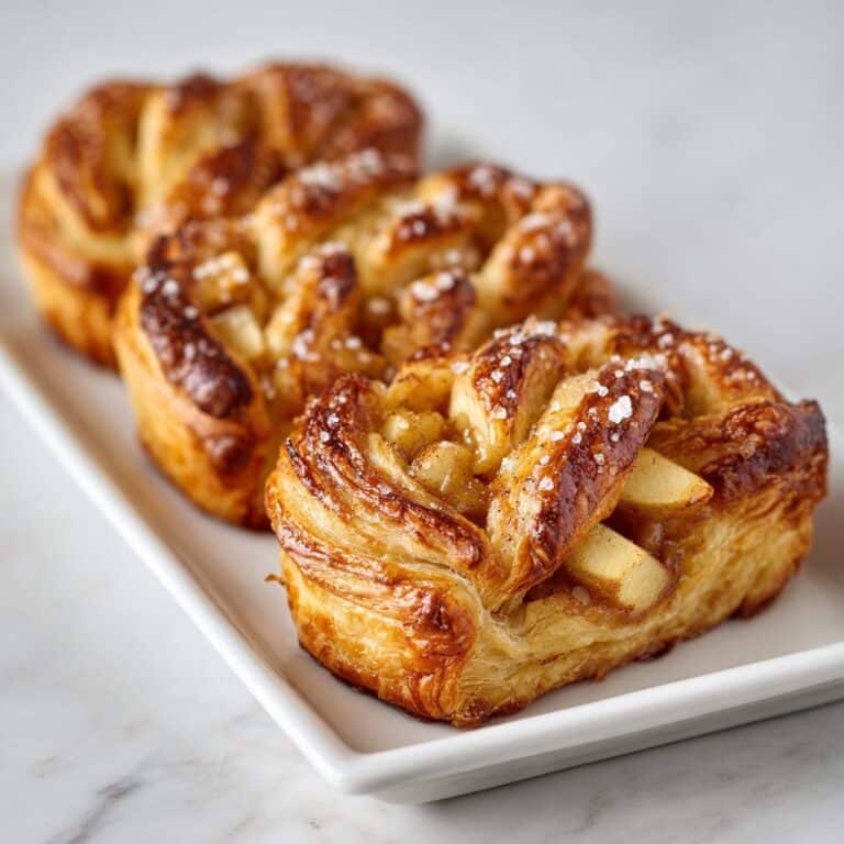 Apple Puff Pastry with Cream Cheese and Cinnamon Recipe