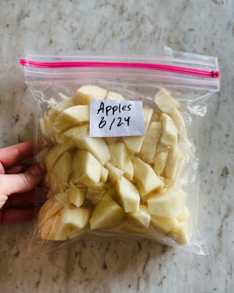 How to Freeze Apples Recipe