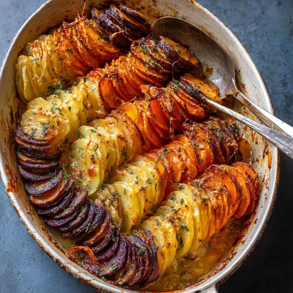 Cheesy Root Vegetable Gratin Recipe - Recipe Image