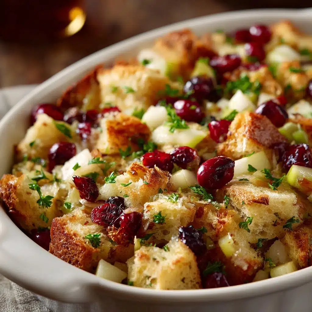 Apple Cranberry Stuffing Recipe - Recipe Image