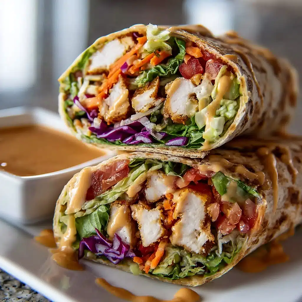 Thai Peanut Chicken Wraps Recipe - Recipe Image