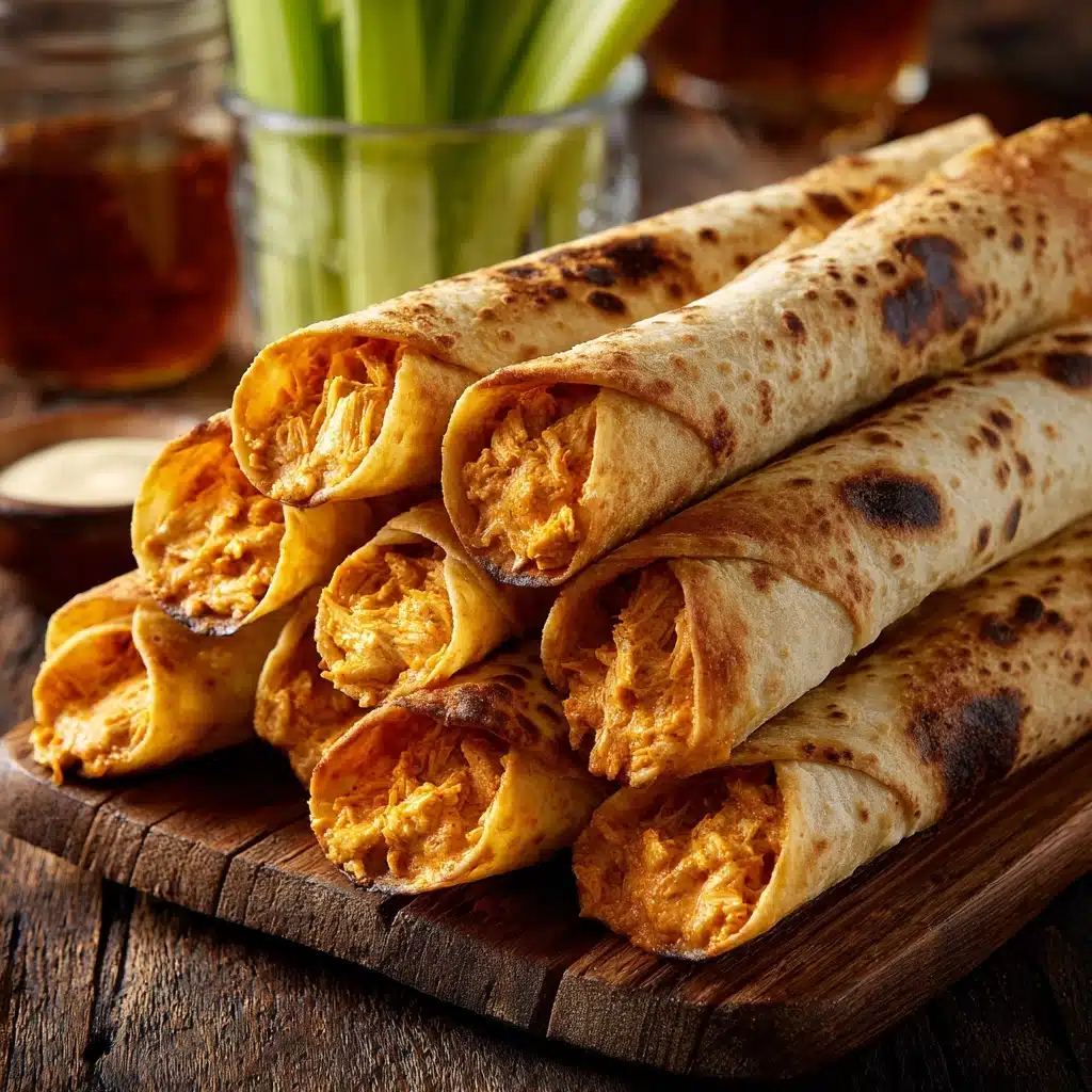 Buffalo Chicken Taquitos For The Win! Recipe - Recipe Image