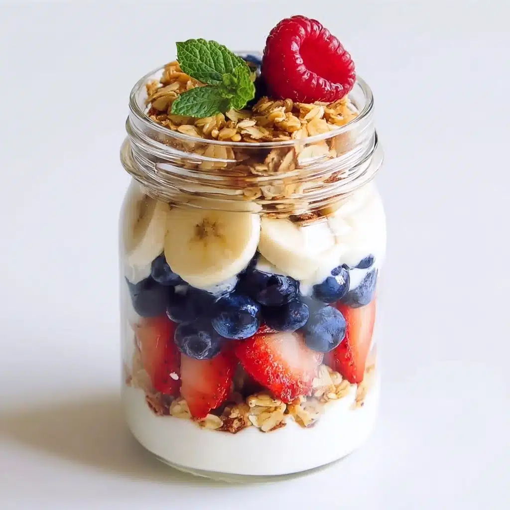 Yogurt Parfaits In Mason Jars Recipe - Recipe Image