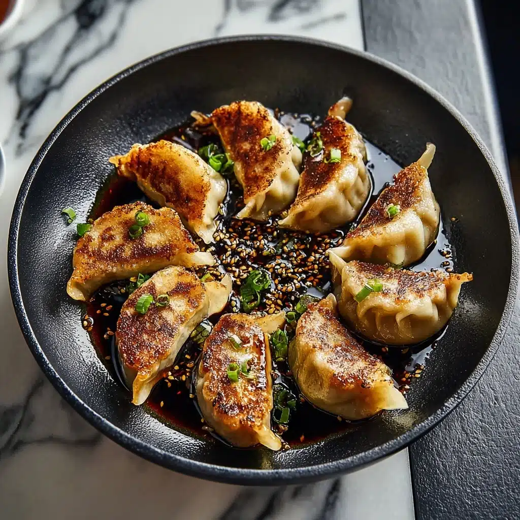 Crispy Pan-Fried Dumplings: A Homemade Delight Recipe - Recipe Image