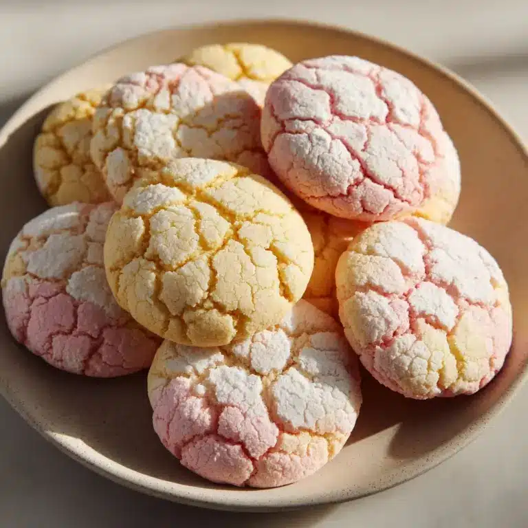 Springtime Crinkle Cookies Recipe