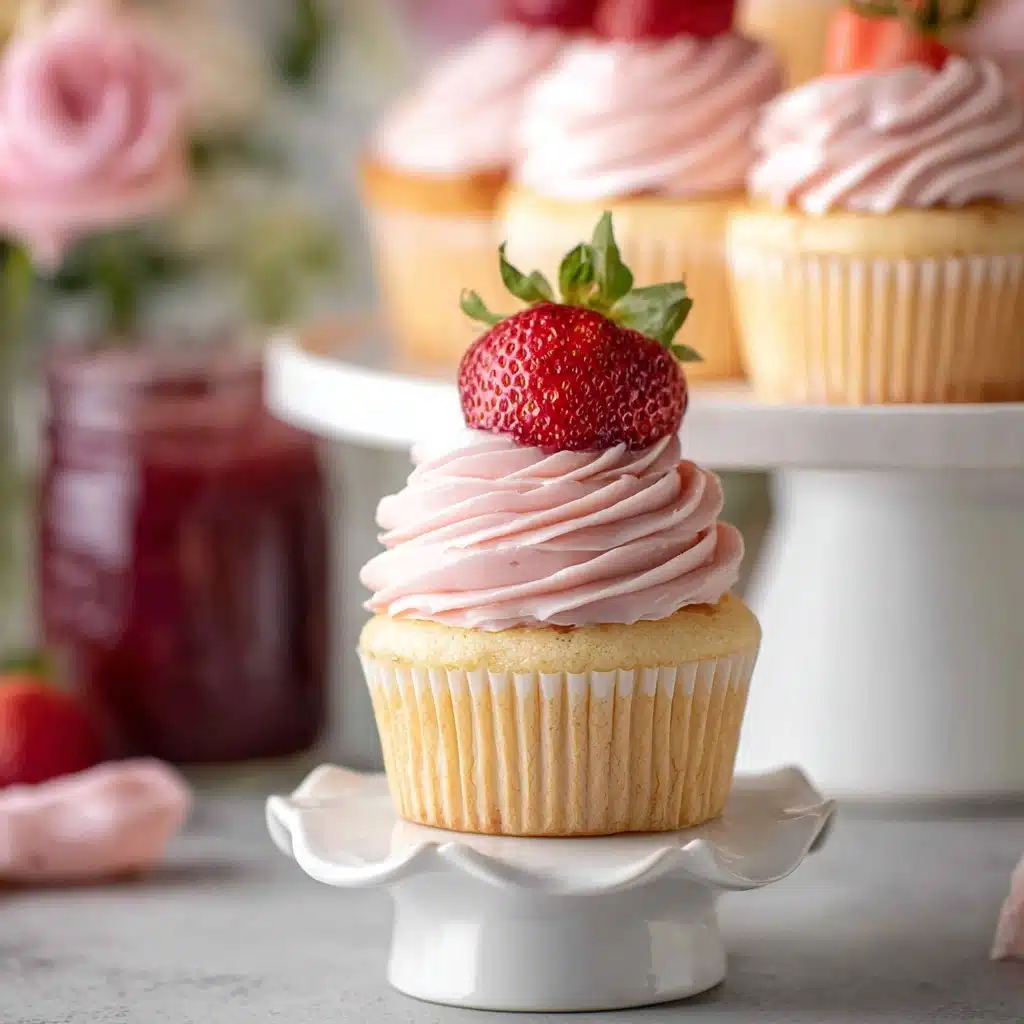 Strawberry Cupcakes Recipe - Recipe Image