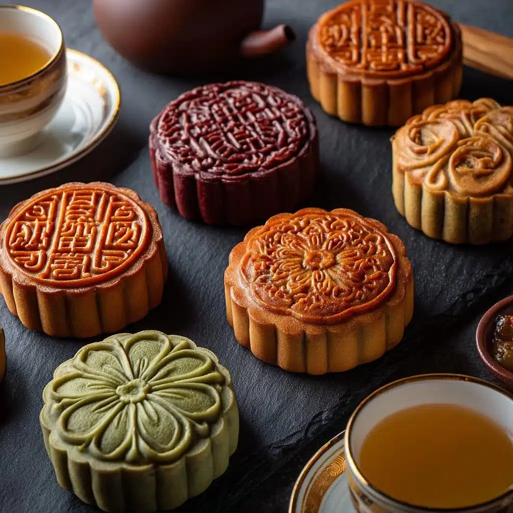 How to Make Traditional Chinese Mooncakes Recipe - Recipe Image