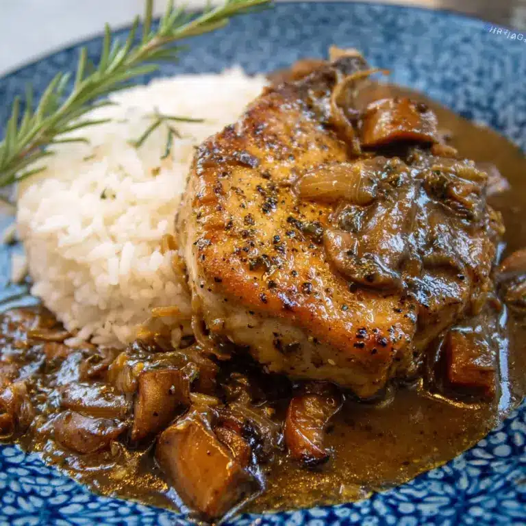 Cajun Smothered Pork Chops Recipe
