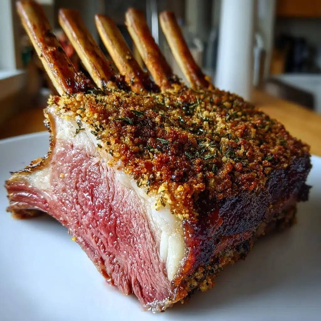 Herb Crusted Rack of Lamb: 7 Steps to Culinary Bliss Recipe - Recipe Image