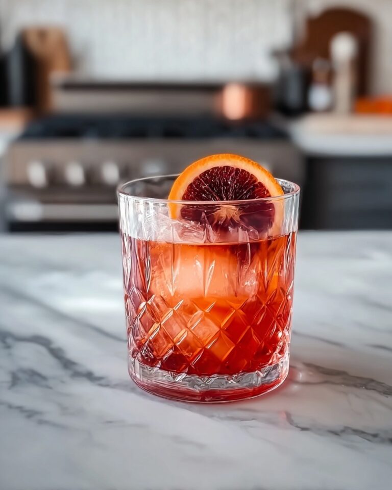 Christmas Spiced Negroni Recipe