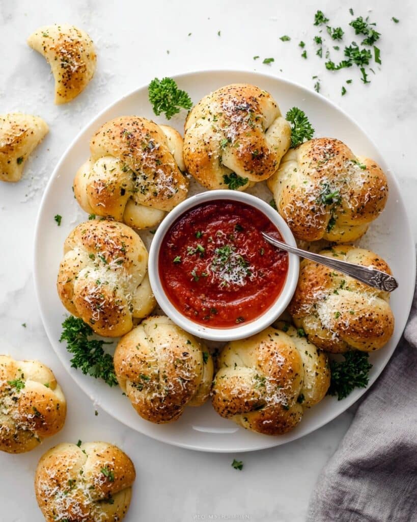 Homemade Garlic Knots Recipe