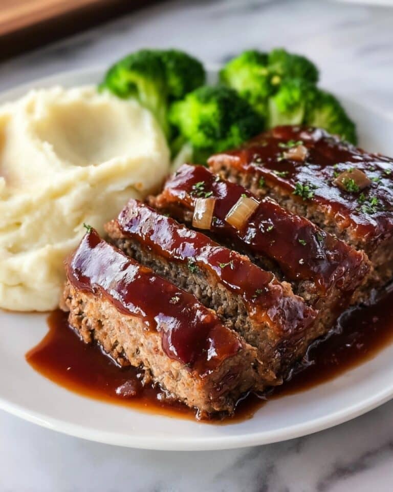 Classic Meatloaf with Sweet and Savory Glaze Recipe