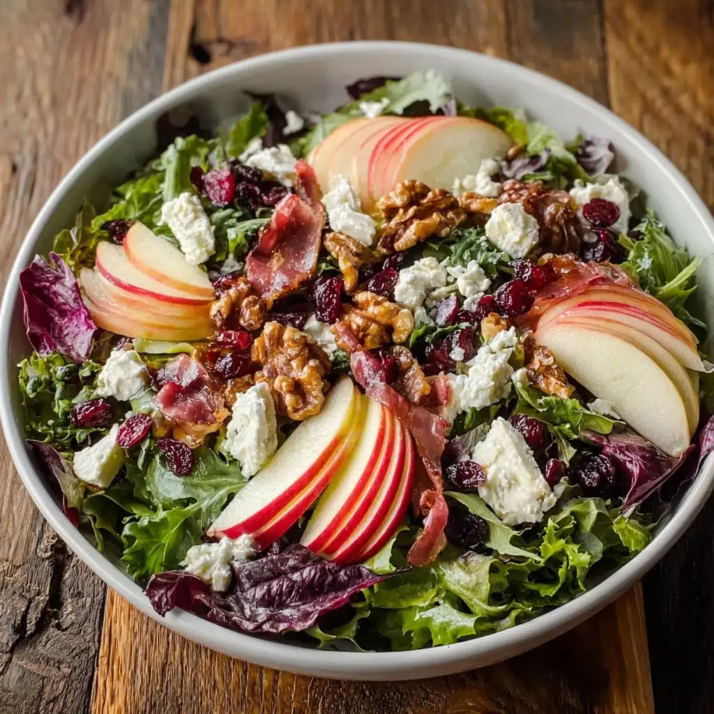 Autumn Apple Salad with Feta and Prosciutto Recipe - Recipe Image