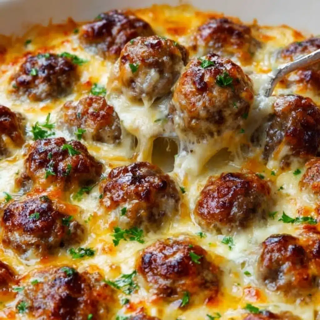 Dump-and-Bake Meatball Casserole Recipe - Recipe Image