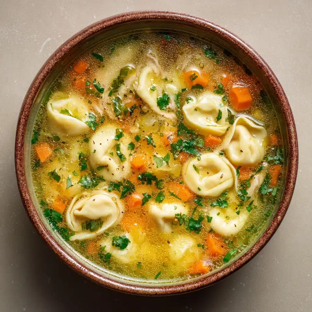 Easy Chicken Tortellini Soup Recipe - Recipe Image