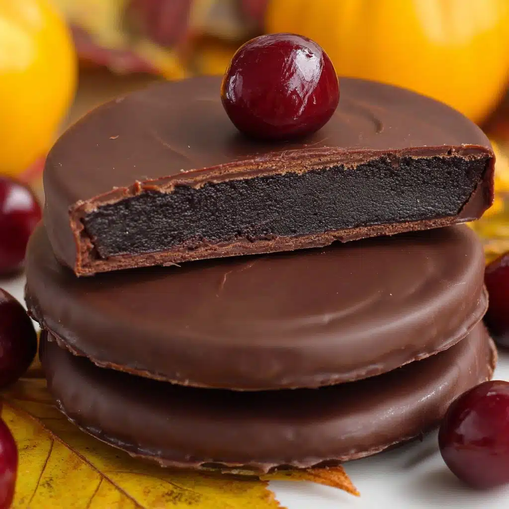 Dark Chocolate Covered Cranberry Sauce Bites Recipe - Recipe Image