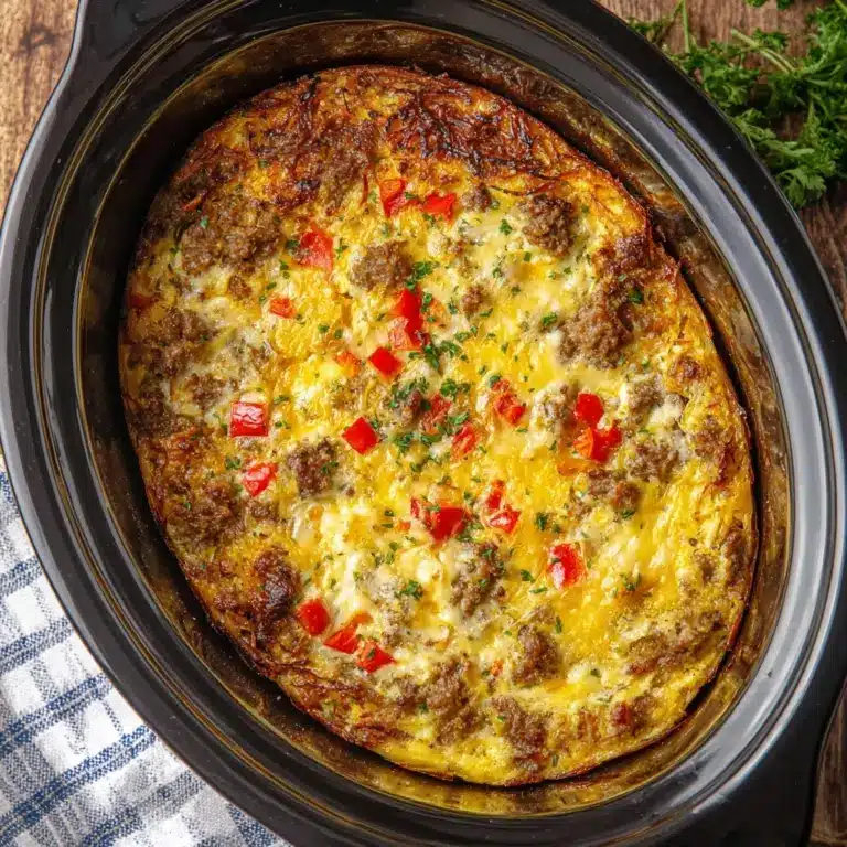 Crockpot Christmas Breakfast Casserole Recipe