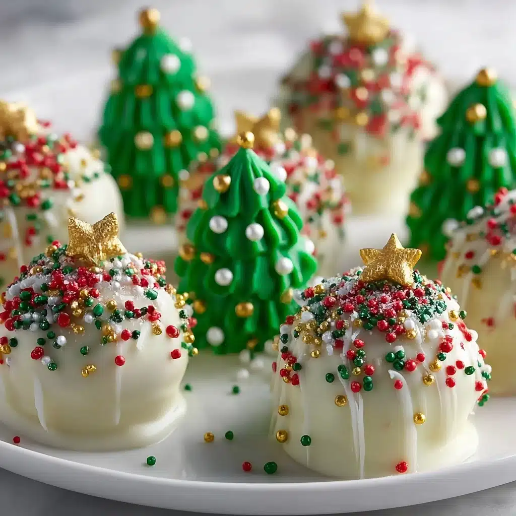 Christmas Tree Cake Truffles Recipe - Recipe Image