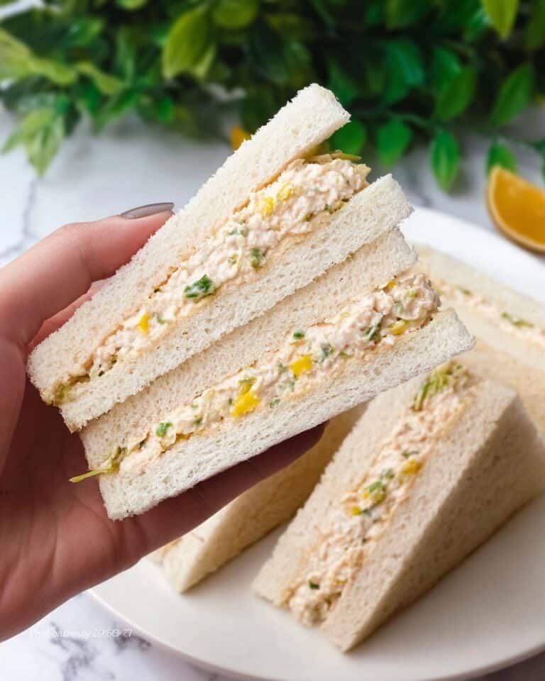 Achari Chicken Mayo Sandwich Recipe