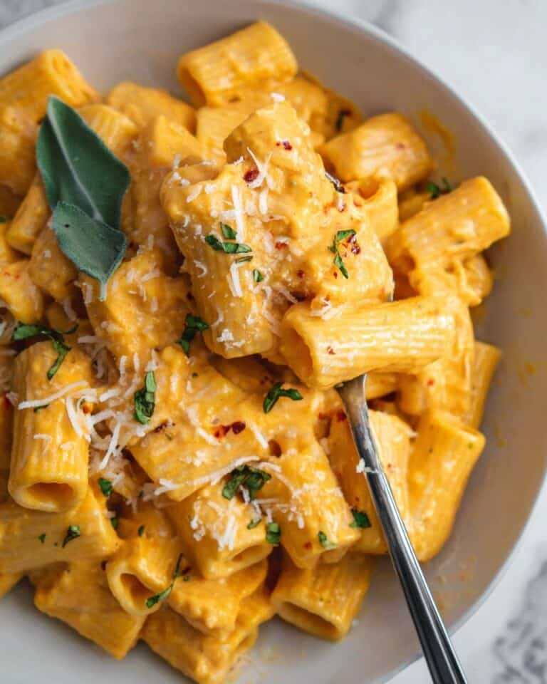 Creamy Pumpkin Sage Pasta Recipe