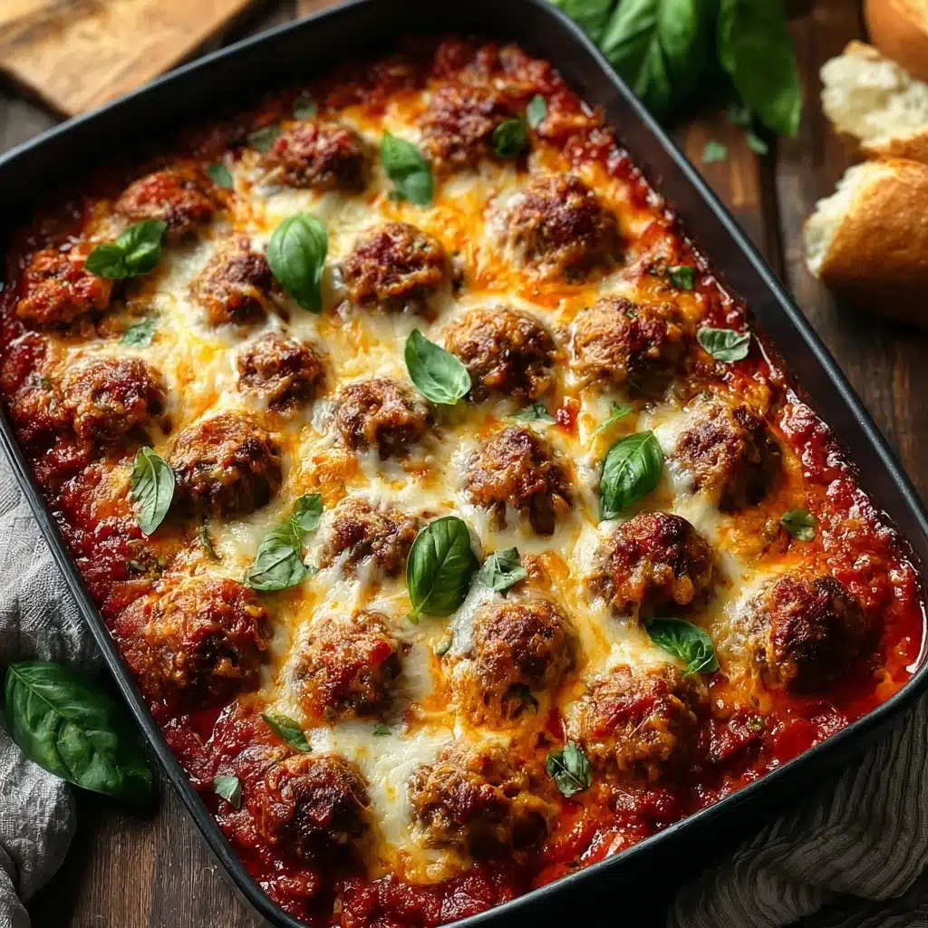 Dump and Bake Meatball Casserole Recipe - Recipe Image