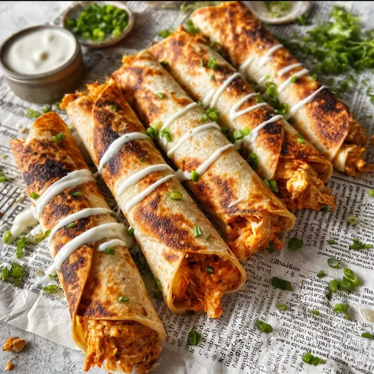 Buffalo Chicken Taquitos Recipe