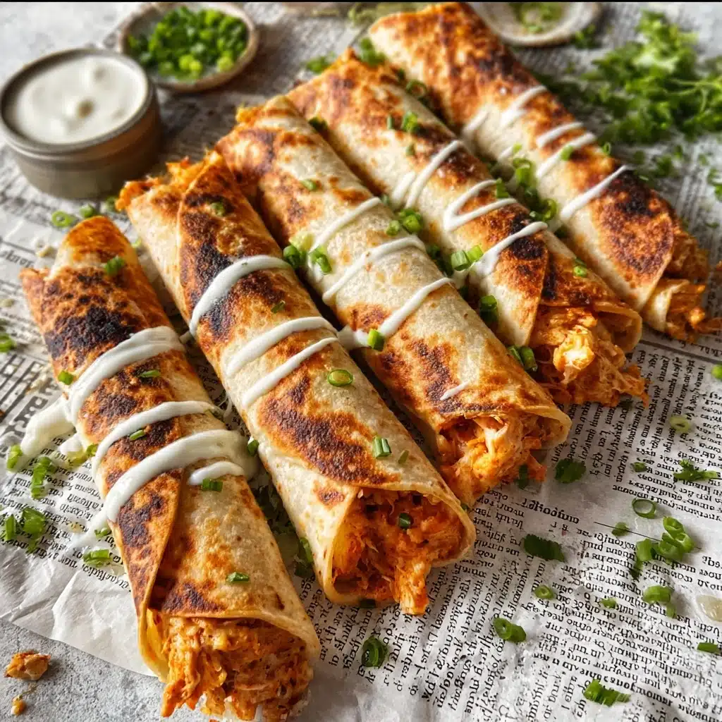 Buffalo Chicken Taquitos Recipe - Recipe Image
