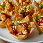 Easy Crispy Chicken Wonton Cups Bursting with Bold Flavors Recipe