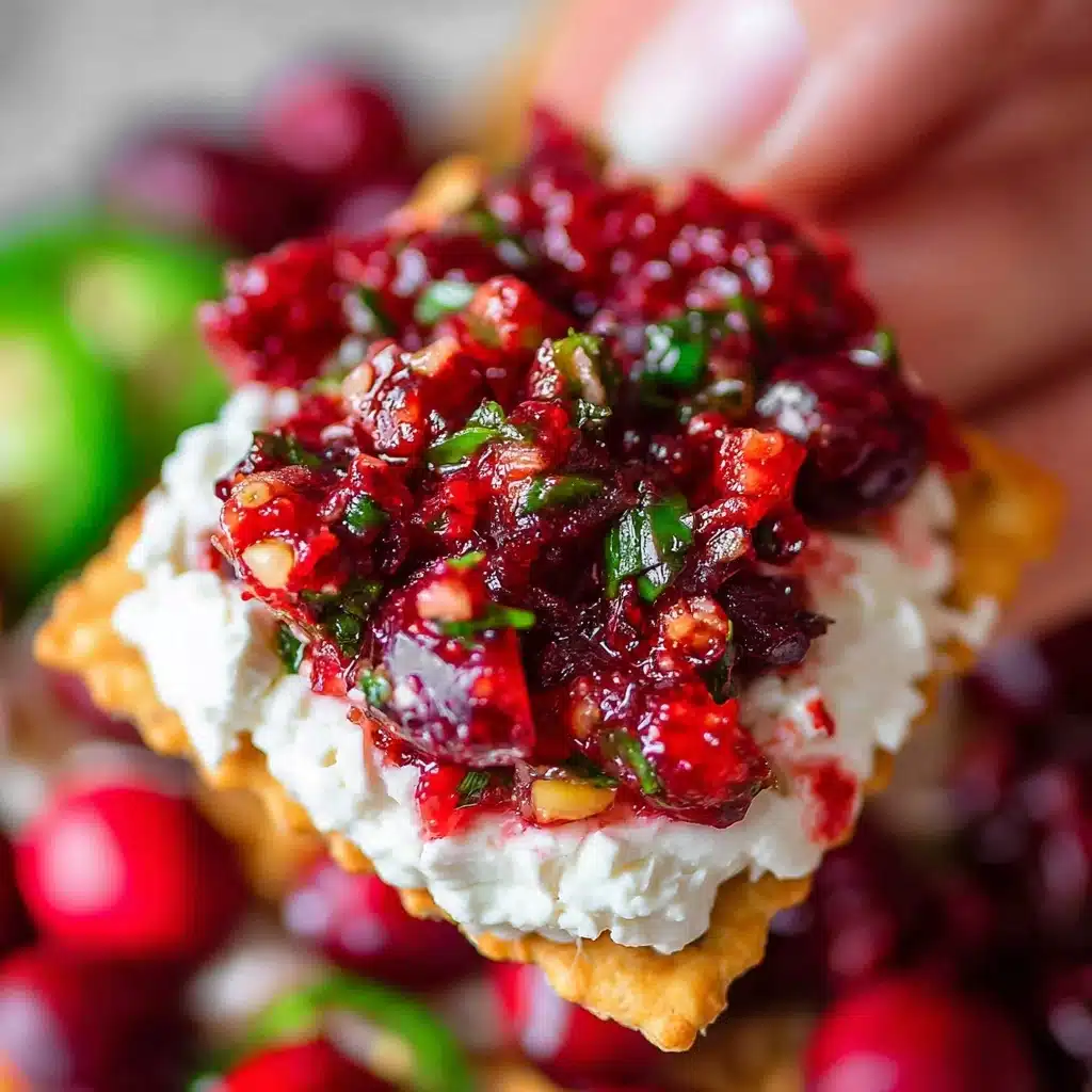 Jalapeno Cranberry Cream Cheese Dip Recipe - Recipe Image