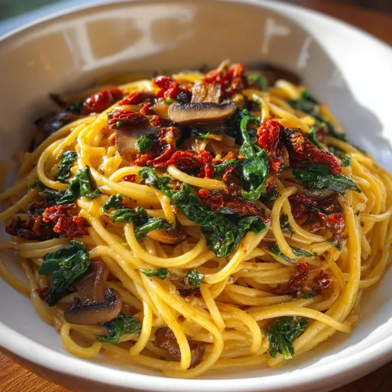 Sun Dried Tomato and Mushroom Pasta: 25-Minute Delight Recipe