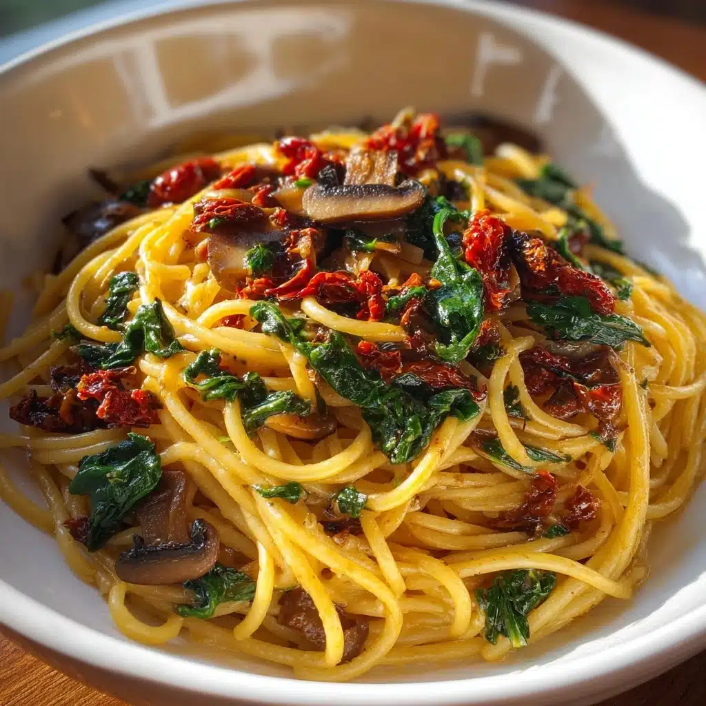 Sun Dried Tomato and Mushroom Pasta: 25-Minute Delight Recipe