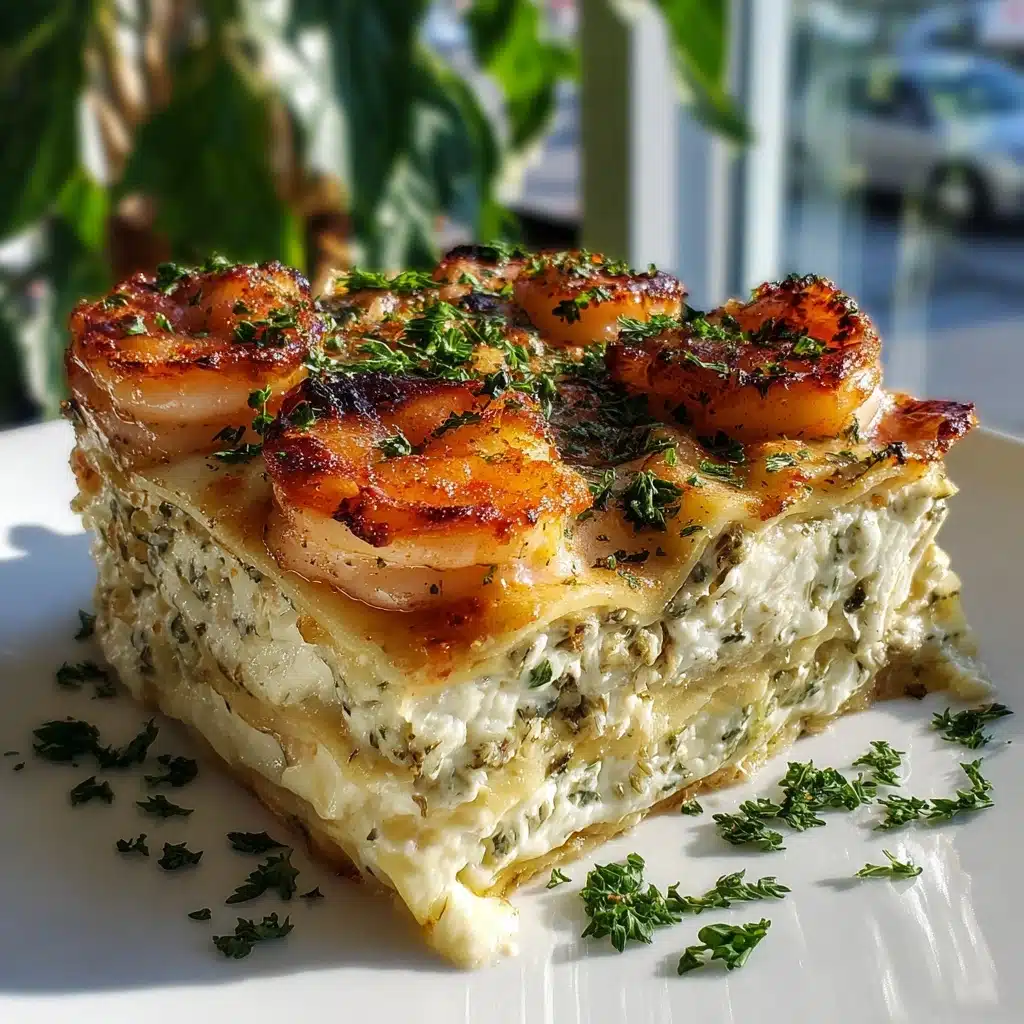 Garlic Butter Shrimp Scampi Lasagna: 7 Flavorful Secrets Recipe - Recipe Image