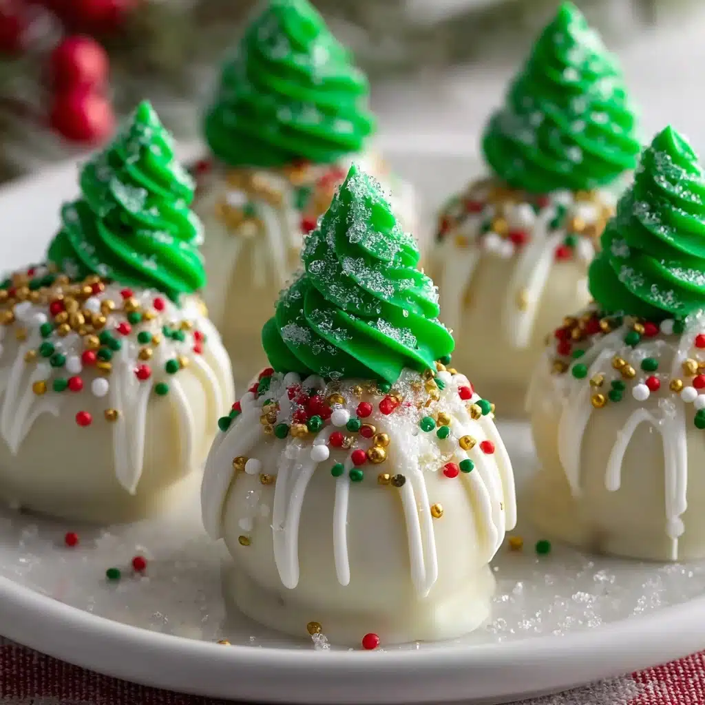 Christmas Tree Cake Truffles Recipe - Recipe Image
