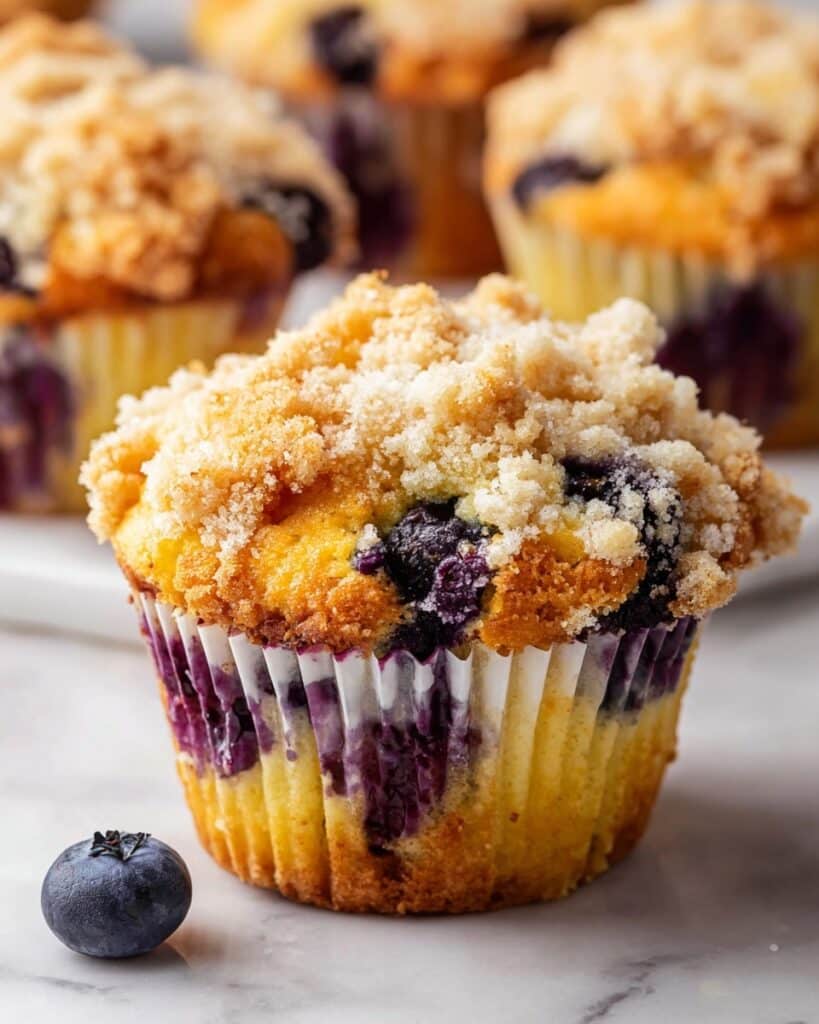 Ultimate Moist & Flavourful Blueberry Muffins Recipe