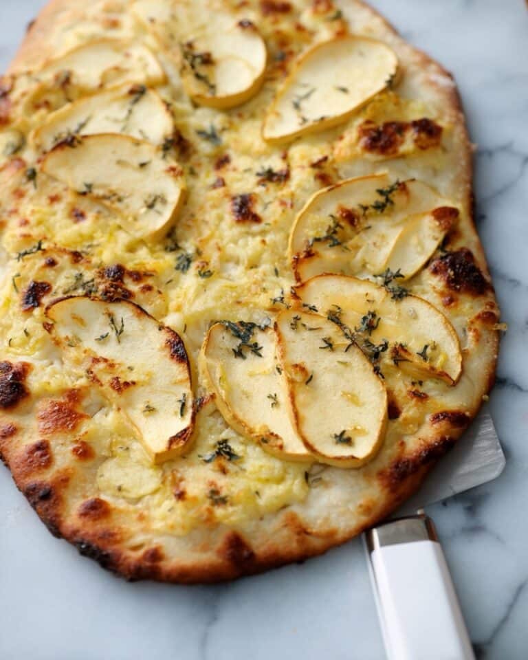 Brie and Apple Flatbread Recipe