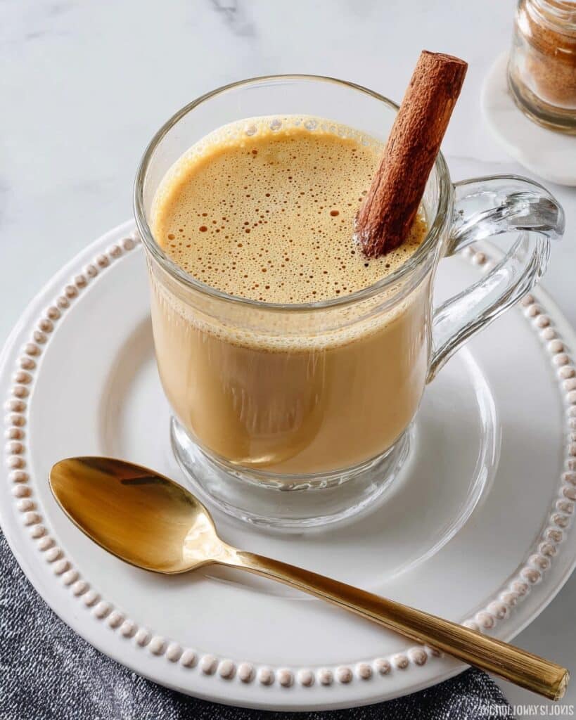 Warm Turmeric Cinnamon Milk Recipe