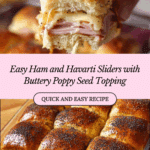 Ham and Havarti Cheese Sliders Recipe