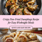 Crispy Pan-Fried Dumplings: A Homemade Delight Recipe