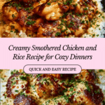 Creamy Smothered Chicken And Rice Recipe