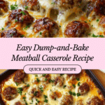 Dump-and-Bake Meatball Casserole Recipe