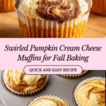 Best Swirled Pumpkin Cream Cheese Muffins Recipe