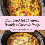 Crockpot Christmas Breakfast Casserole Recipe