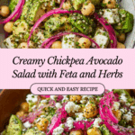 Chickpea Feta Avocado Salad Recipe